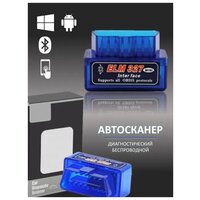 Автомобильный диагностический сканер OBD2 (OBD II) адаптер Bluetooth