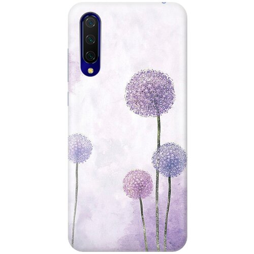 фото Силиконовый чехол на xiaomi mi 9 lite / cc9 / сяоми ми 9 лайт / ми сс9 с принтом "одуванчики" gosso