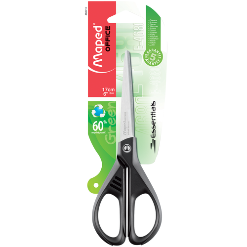 Купить Maped ножницы Essentials Green 17см симметричные черные