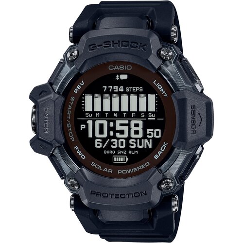 Наручные часы CASIO G-Shock GBD-H2000-1B, черный наручные часы casio g shock gbd h2000 1a9 зеленый