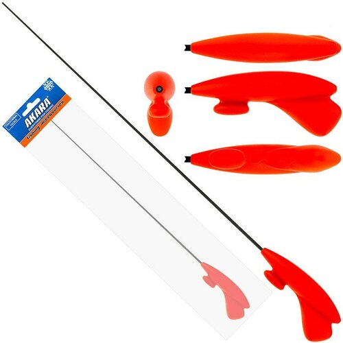 удочка зимняя akara rhc m y Удочка зимняя Akara Lucky Punch L 377 2,0-8,0 гр. Red хлыст L средний Hi Carbon