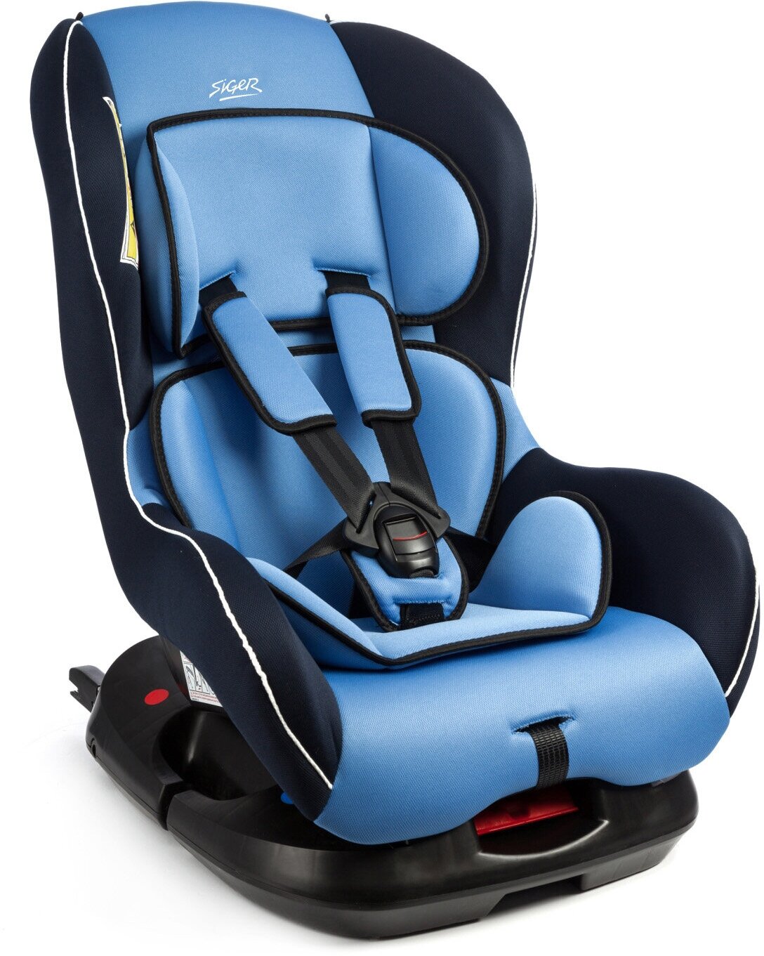 KRES0194 SIGER Кресло детское автомобильное группа 012 от 0 кг до 18 кг с креплением ISOFIX голубое наутилус SIGER KRES0194