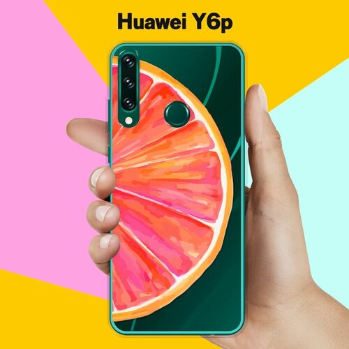 Силиконовый чехол Грейпфрут на Huawei Y6p