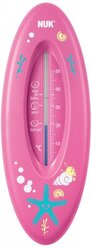 Безртутный термометр NUK Океан для ванны розовый