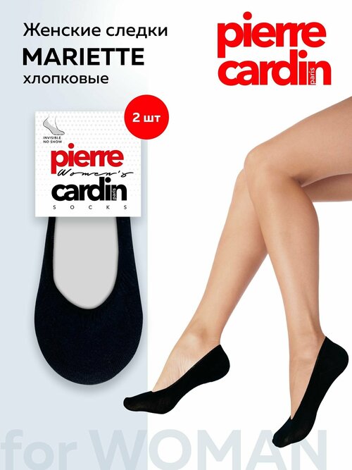 Подследники Pierre Cardin, 2 пары, 2 уп., размер 35-37, черный