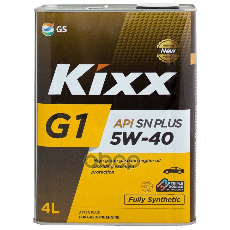 Kixx Масло 5W-40 4 Л. Синтетика Api: Sn Plus Fully Synthetic