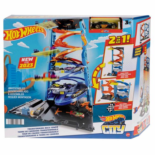 Игровой набор с автомобилем Mattel Hot Wheels Супербашня для гонок, HKX43