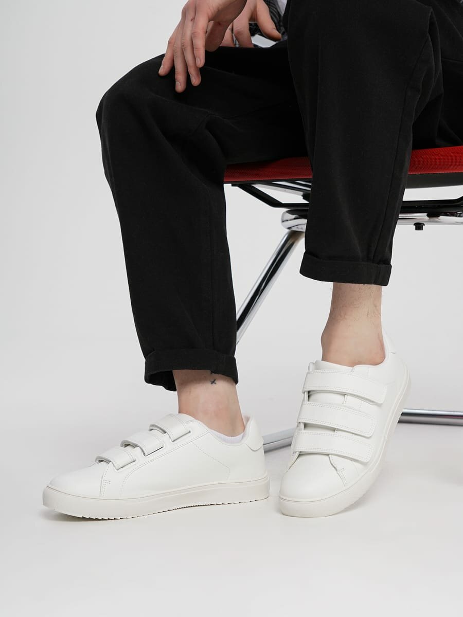 фото Белые кроссовки на липучках твое, арт. B2151, белый,41