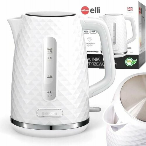 Электрочайник Eldom Nelo C260B 2000 Вт 17 л белый 918100₽