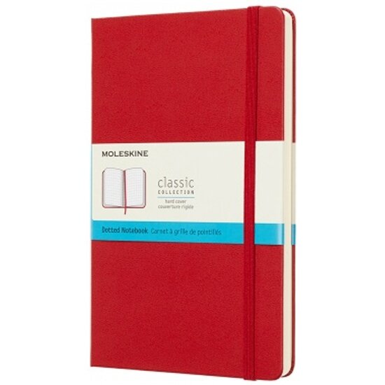 Блокнот Moleskine CLASSIC QP066F2 Large 130х210мм 240стр. пунктир твердая обложка красный