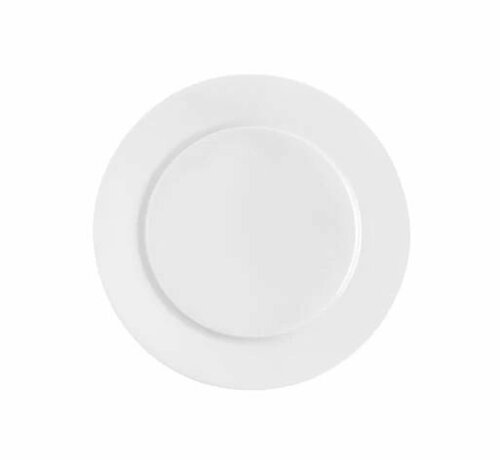 Тарелка для подачи хлеба и сервировки стола фарфоровая DEGRENNE Collection L Blanc, 14 см, белая