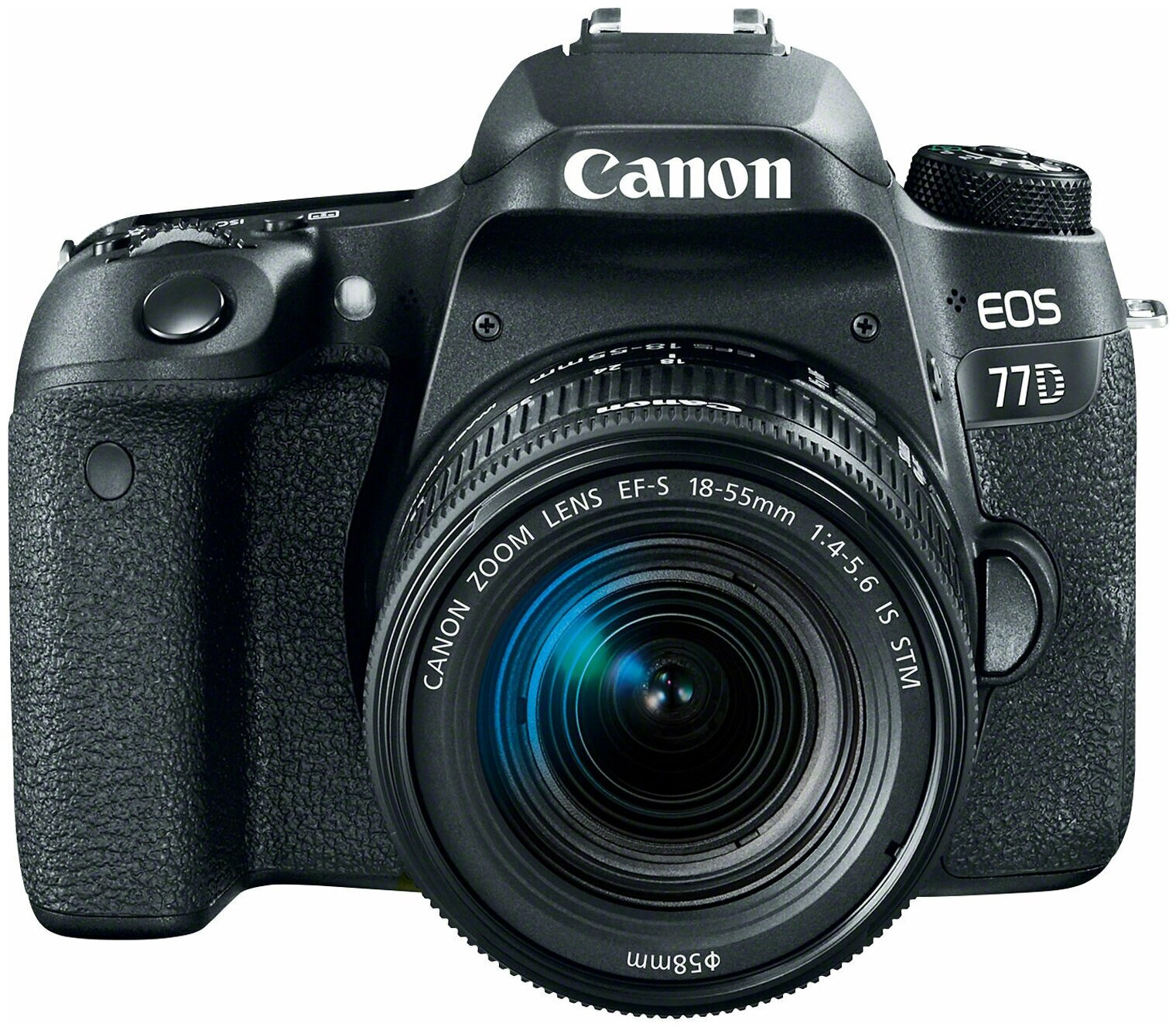 Фотоаппарат Canon EOS 77D Kit EF-S 18-55mm f/4-5.6 IS STM, черный