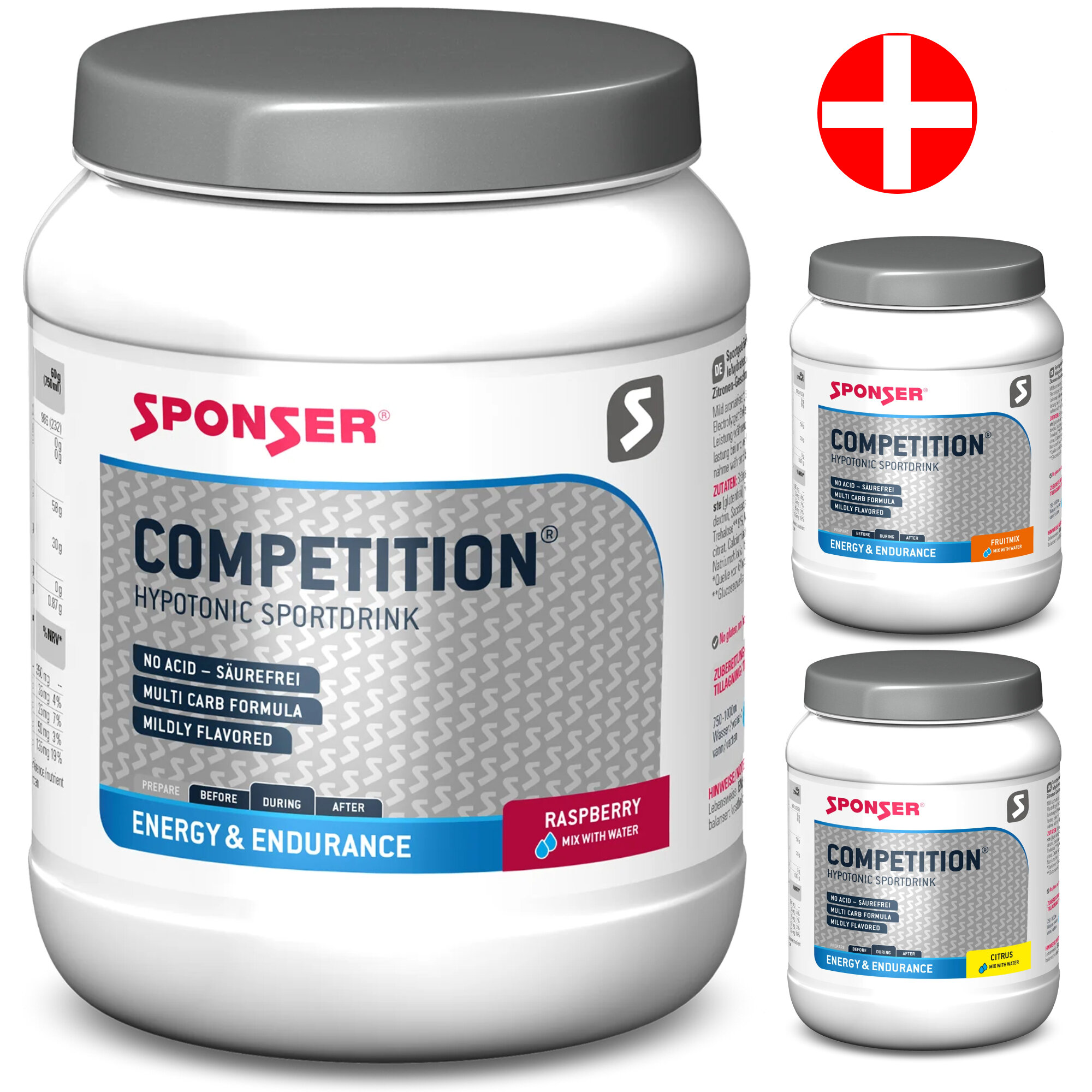 Гипотоник SPONSER COMPETITION 3000 г, Mix