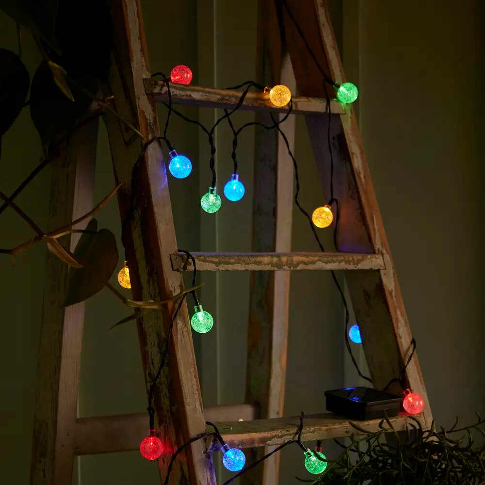 Гирлянда светодиодная Inspire "Barelas" на солнечных батареях 5 м цвет белый