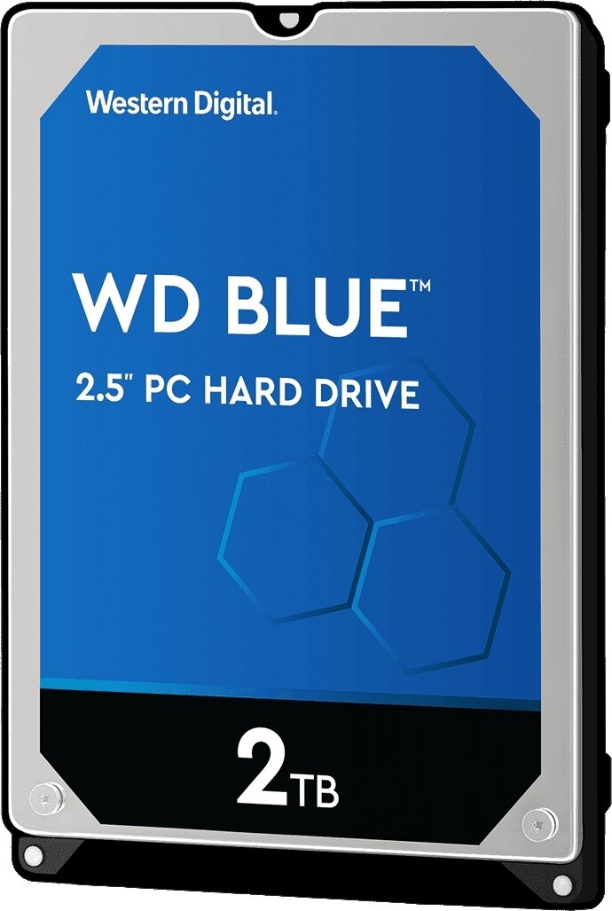 Жёсткий диск WD Blue™ WD20SPZX 2ТБ 2,5" 5400RPM 128MB (SATA-III) Mobile