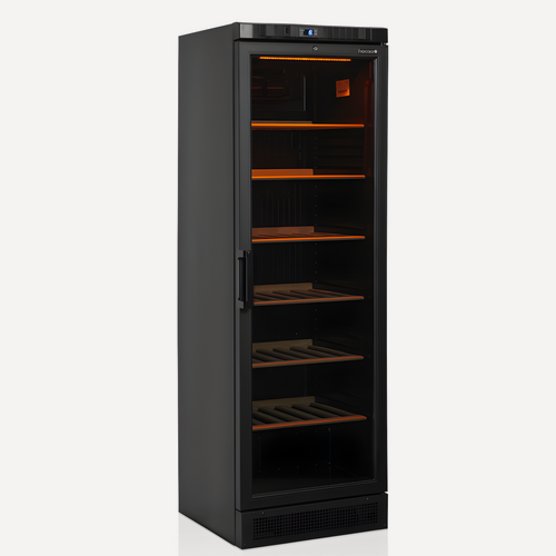 Изображение товара Винный шкаф TEFCOLD CPV1380E со стеклянной дверью и подсветкой, 372 л
