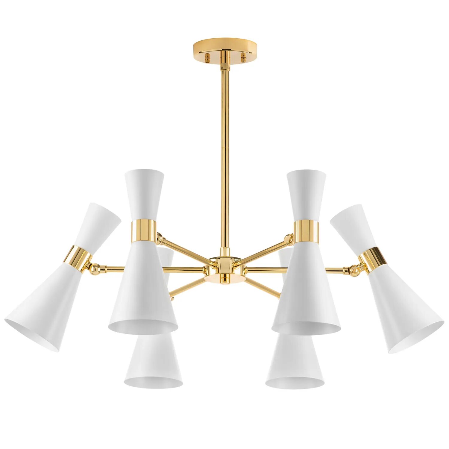 Потолочная люстра LightStar DUMO 816066_LS, E14, 240 Вт, металл, золотой