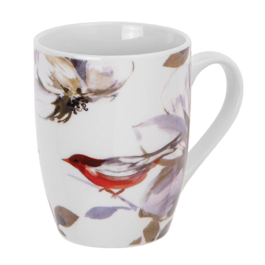Кружка для чая керамическая PERFECTO LINEA Flower Bird-2 360 мл 30-063642