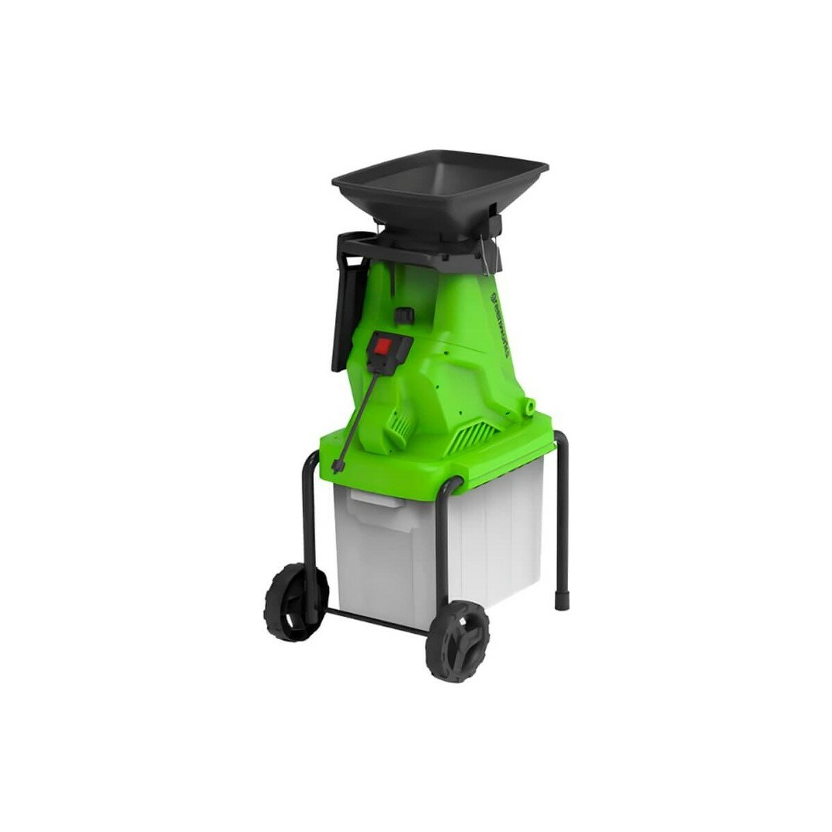 Измельчитель веток электрический GREENWORKS 2 208 007 с контейнером