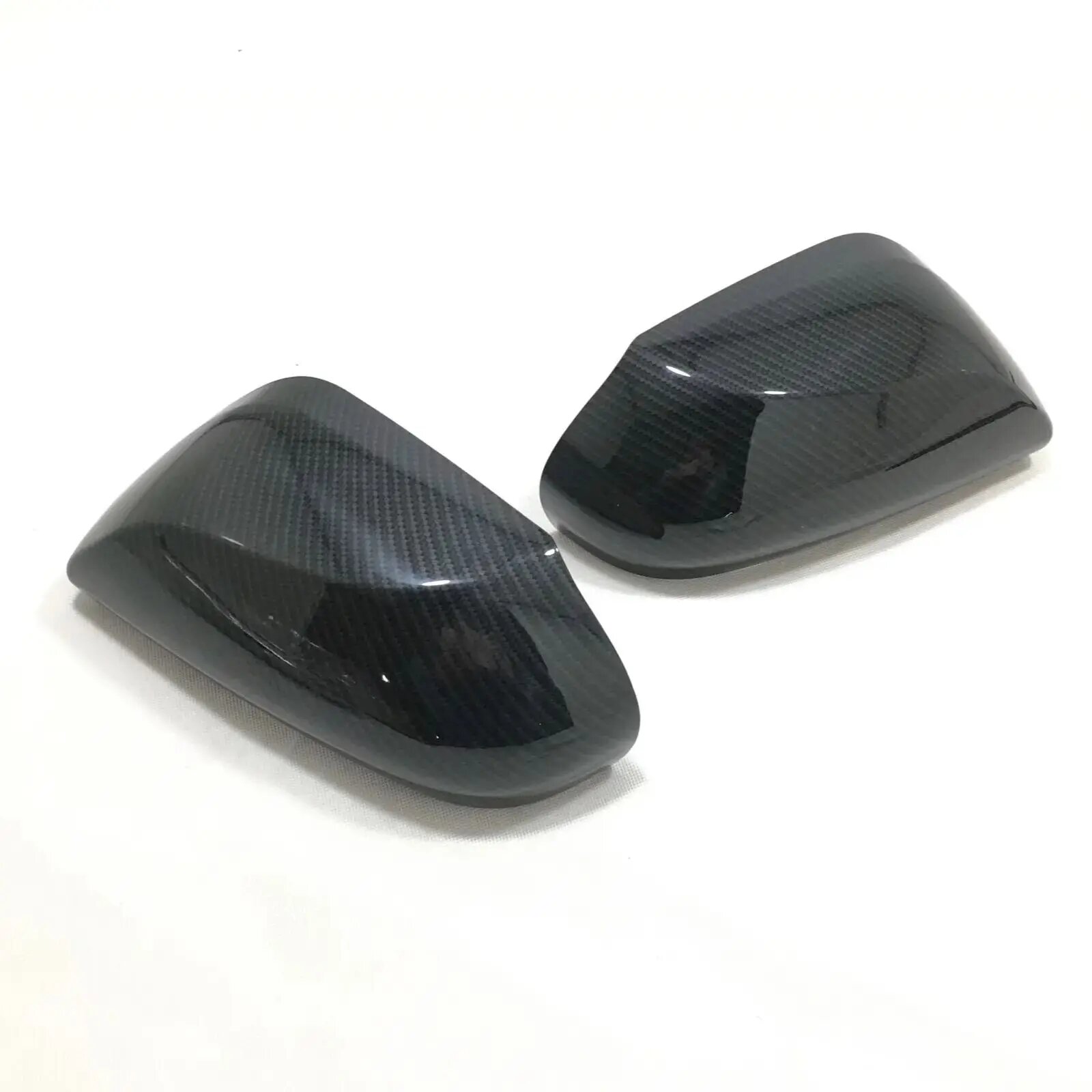 Картинки Зеркало заднего вида из АБС-углеволокна для боковой двери автомобиля, накладки, аксессуары для стайлинга автомобиля для Toyota Prius 2019 2020, верхний стиль, Carbon Fiber 2