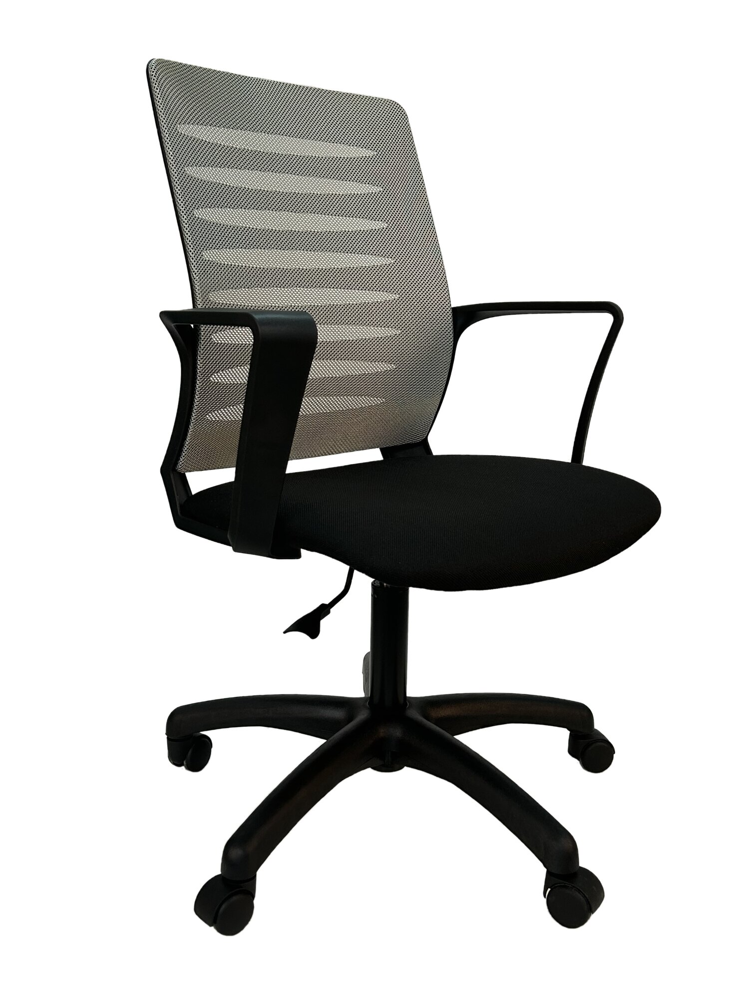 Компьютерное офисное кресло Webstar GTP BLACK (J) PL62 (CH) RU OH/1 C-11 Q / Детское кресло с подлокотниками на колёсах