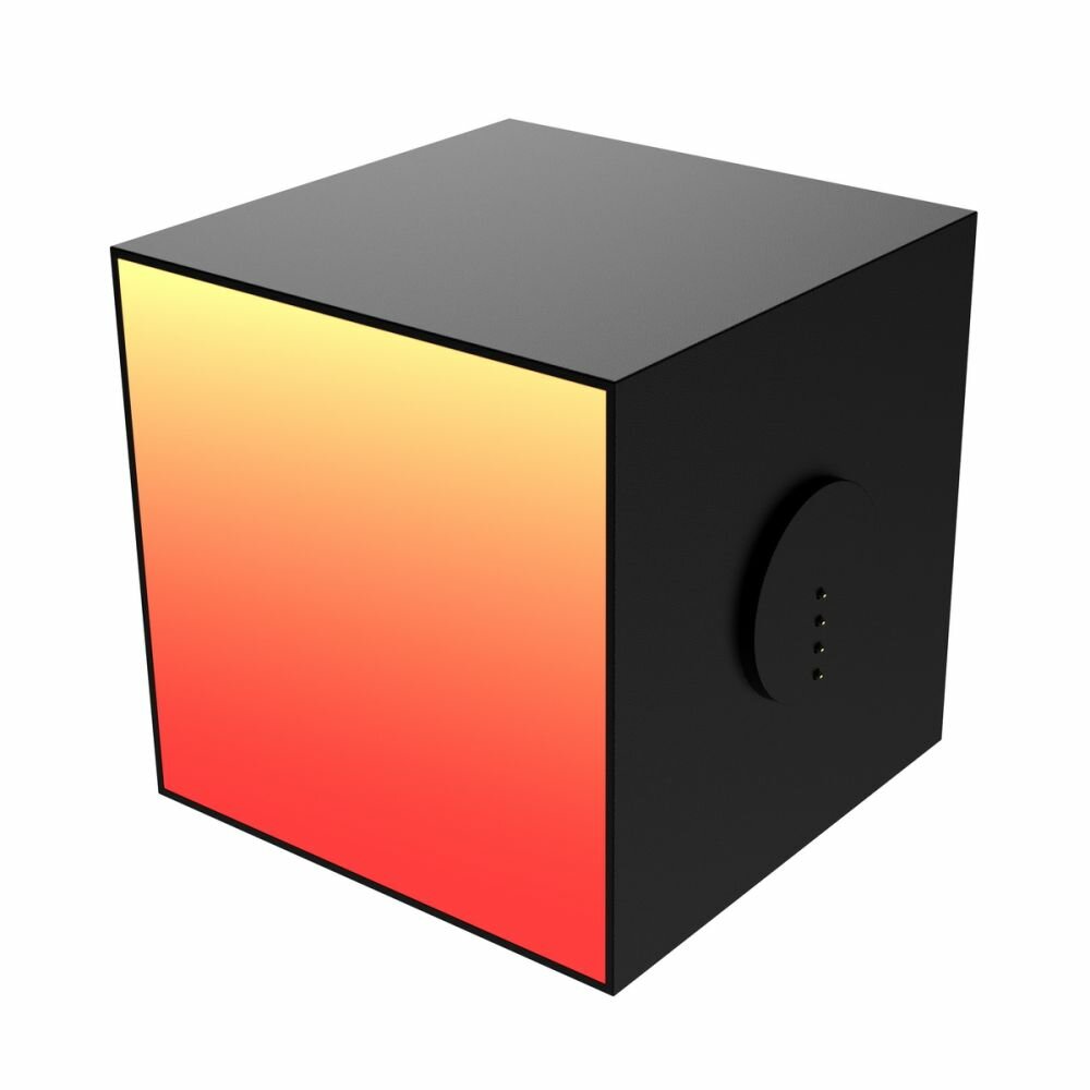 Светильник Yeelight Cube YLFWD-0006-C, сенсорный, цветной, RGB, черный