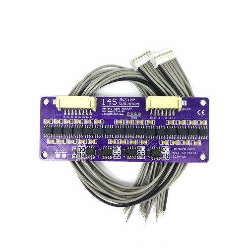 Активный Балансир 14S 1.5A мини балансировочная плата для аккумуляторов Li-ion
