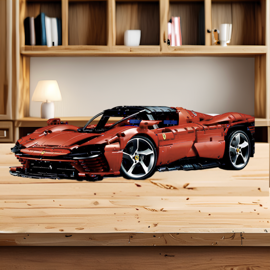 Конструктор Спорткар Ferrari Daytona SP3 - 3778 деталей/совместим с Lego Technic — фото 1