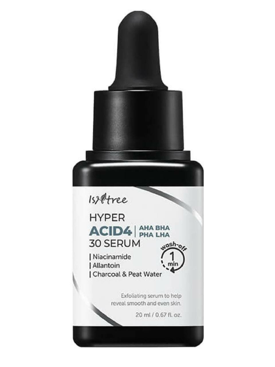 Пилинг-сыворотка Isntree "Hyper Acid4", с комплексом кислот, 30 мл