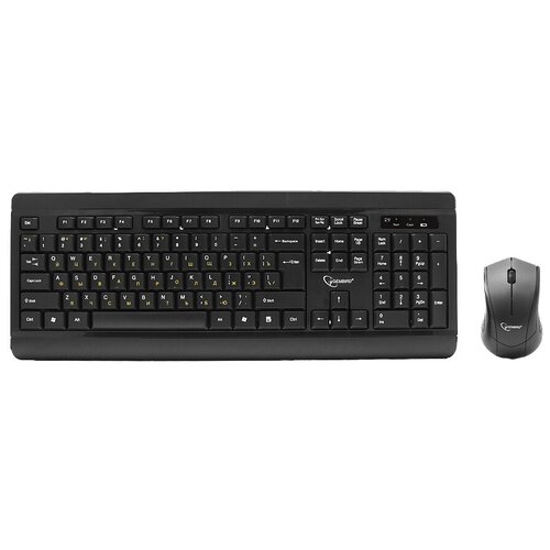 Комплект клавиатура и мышь GEMBIRD KBS-8001 черный