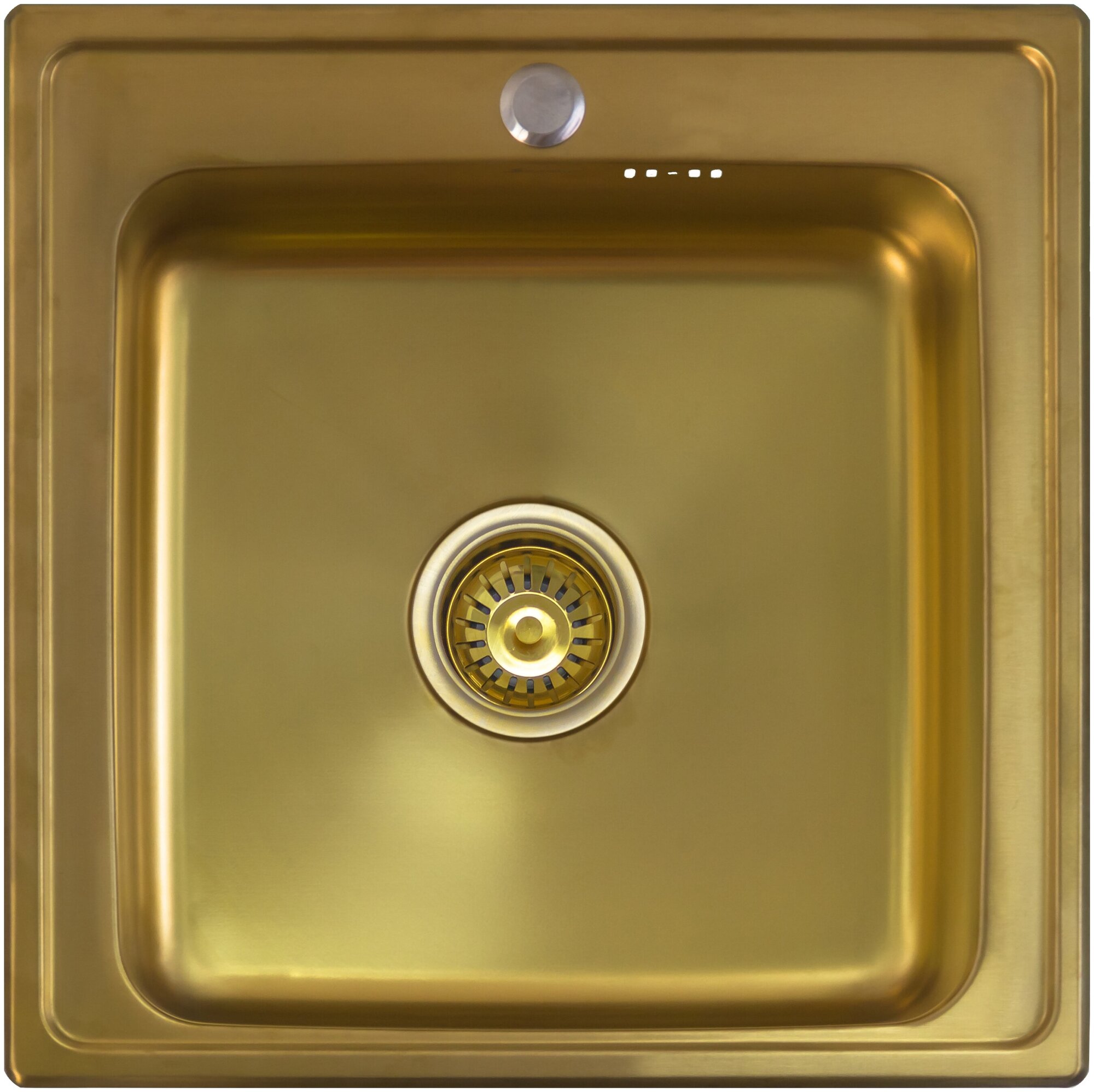 Кухонная мойка Seaman Eco Wien SWT-5050 Antique gold (PVD, micro-satin *10), стандартная комплектация Нержавеющая сталь - фотография № 3