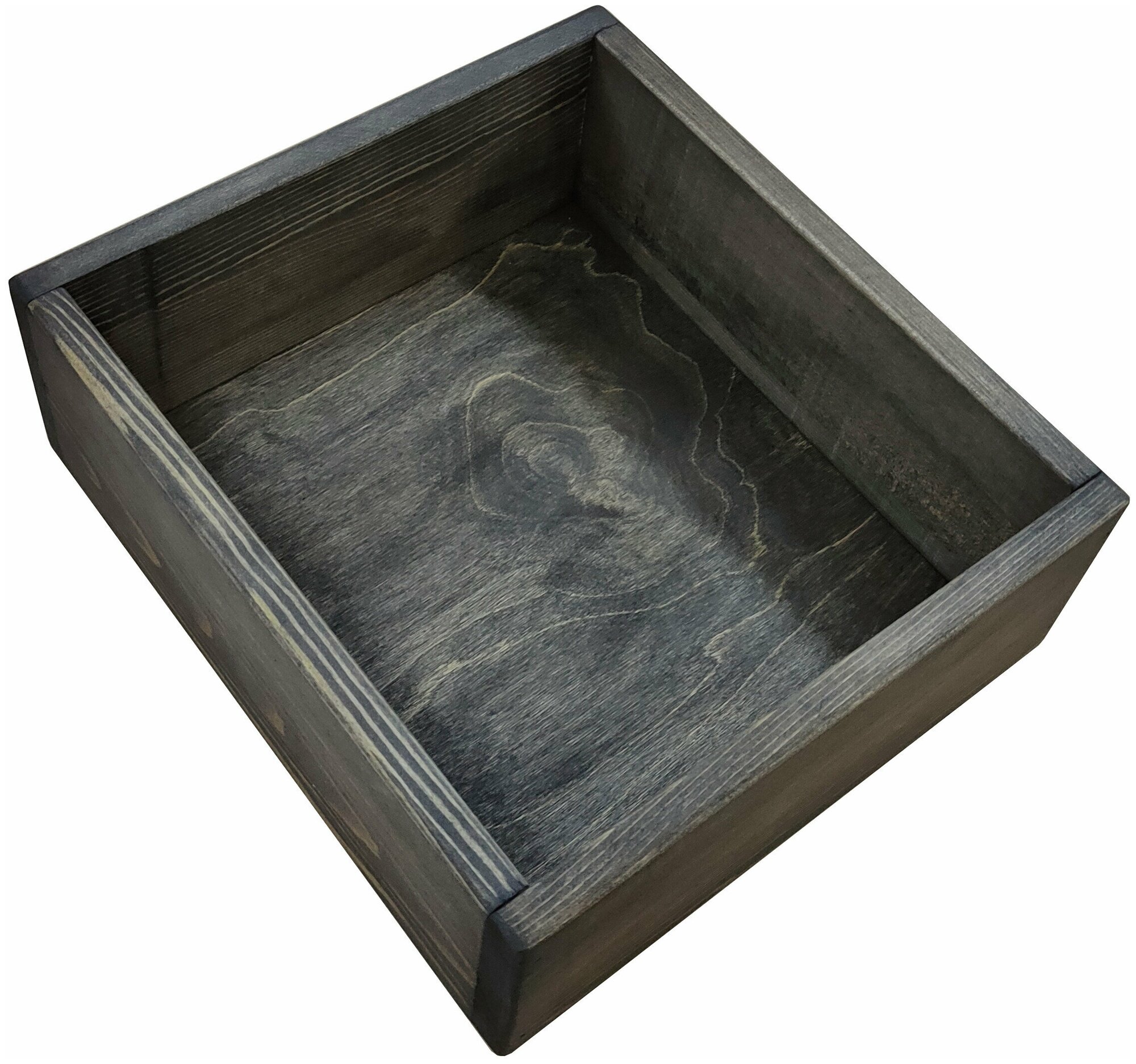Деревянный ящик ZELwoodBOX, 36,5х30х10,4 см, венге - фотография № 2