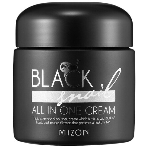 Крем для лица с экстрактом черной улитки Mizon Black Snail All In One Cream (Tube) 35ml