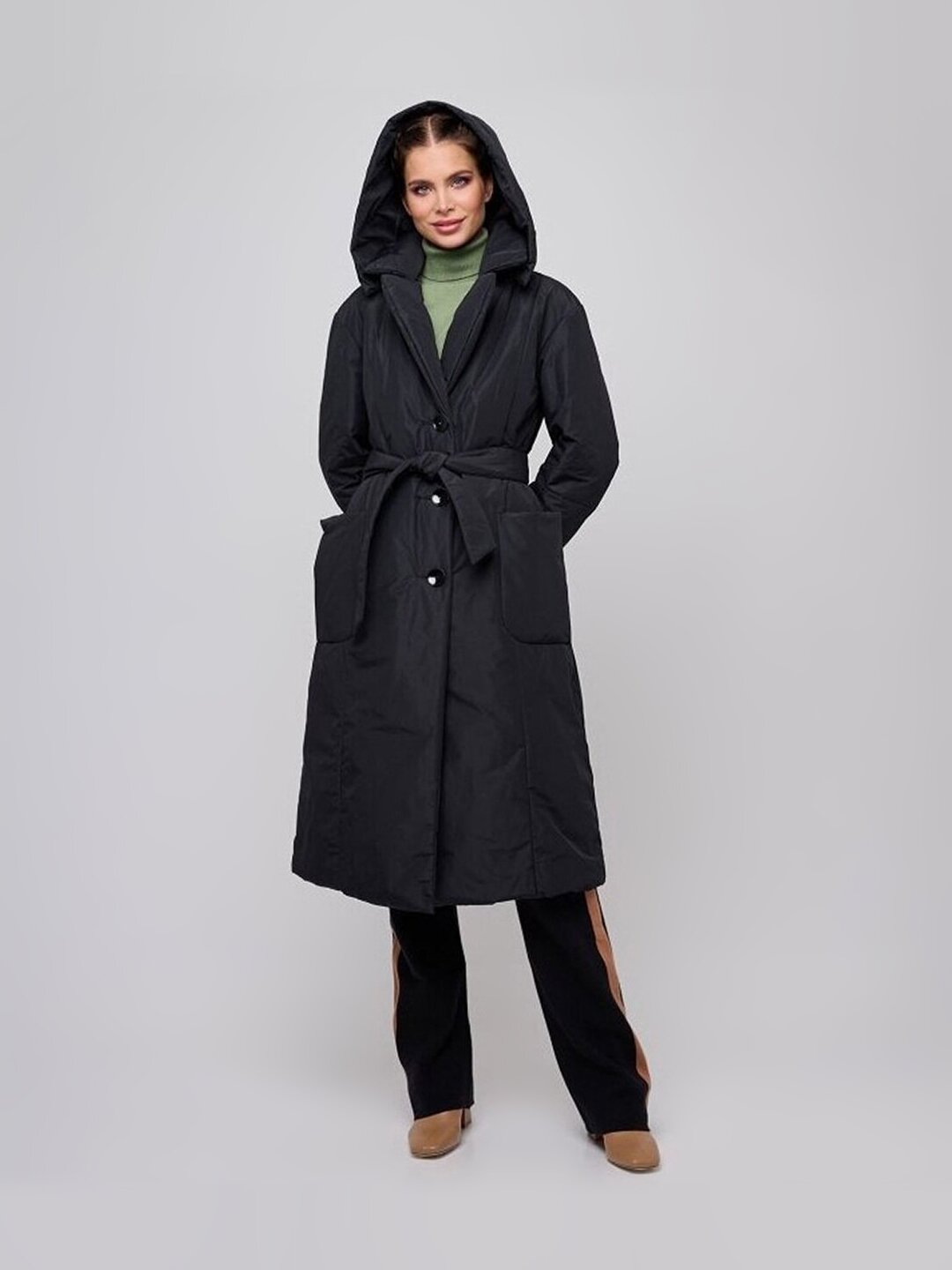 Пальто женское прямого силуэта Dixi Coat цвет серый