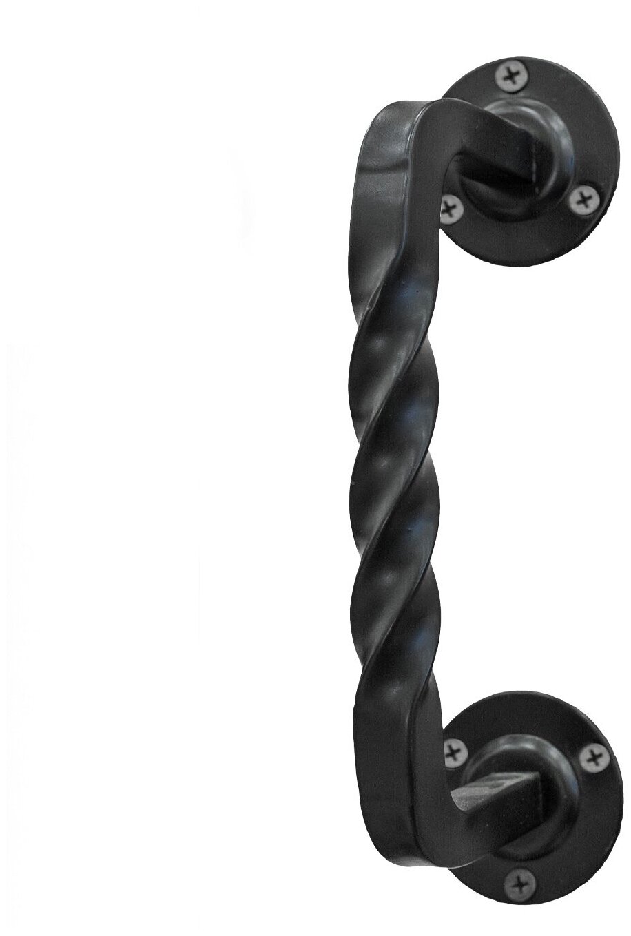 фото Ручка дверная под старину "Декор 3" РС100-SL черный матовый
