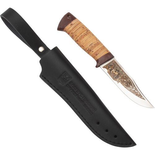 Нож Туристически Клычок (сталь 95x18, береста-текст.) нож хищник сталь 95x18 береста текст