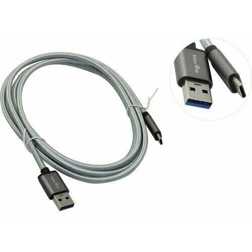 Кабель USB 3.0 type C -> A Telecom TC403M-2M кабель orico usb a type c a2c 2 м черный серебристый