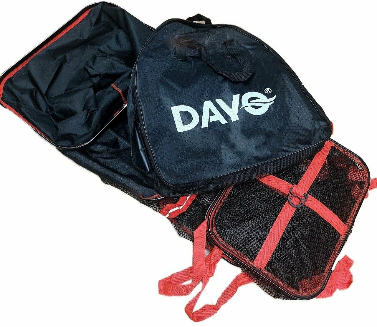Садок береговой DAYO 52004-45-4 спортивный, прямоугольный, в сумке, 42х33х200см
