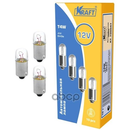 Лампа светодиодная Kraft KT700047 T4W 12V 4W BA9s, 1