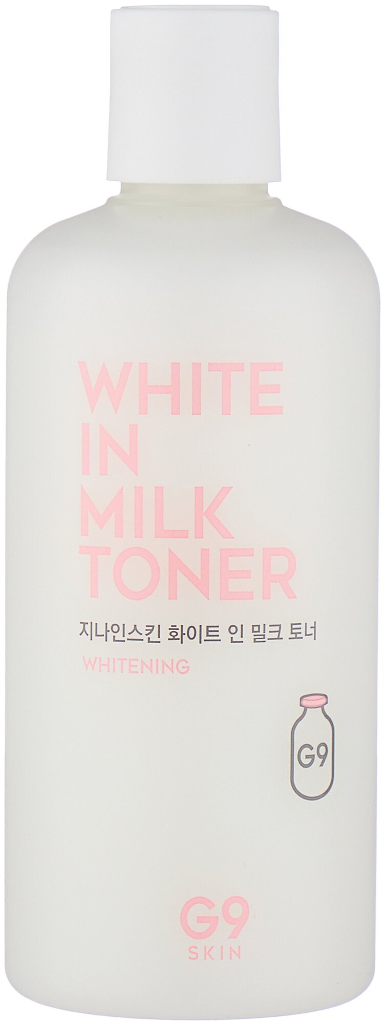 Тонер для лица осветляющий G9SKIN White In Milk Toner (300 мл)