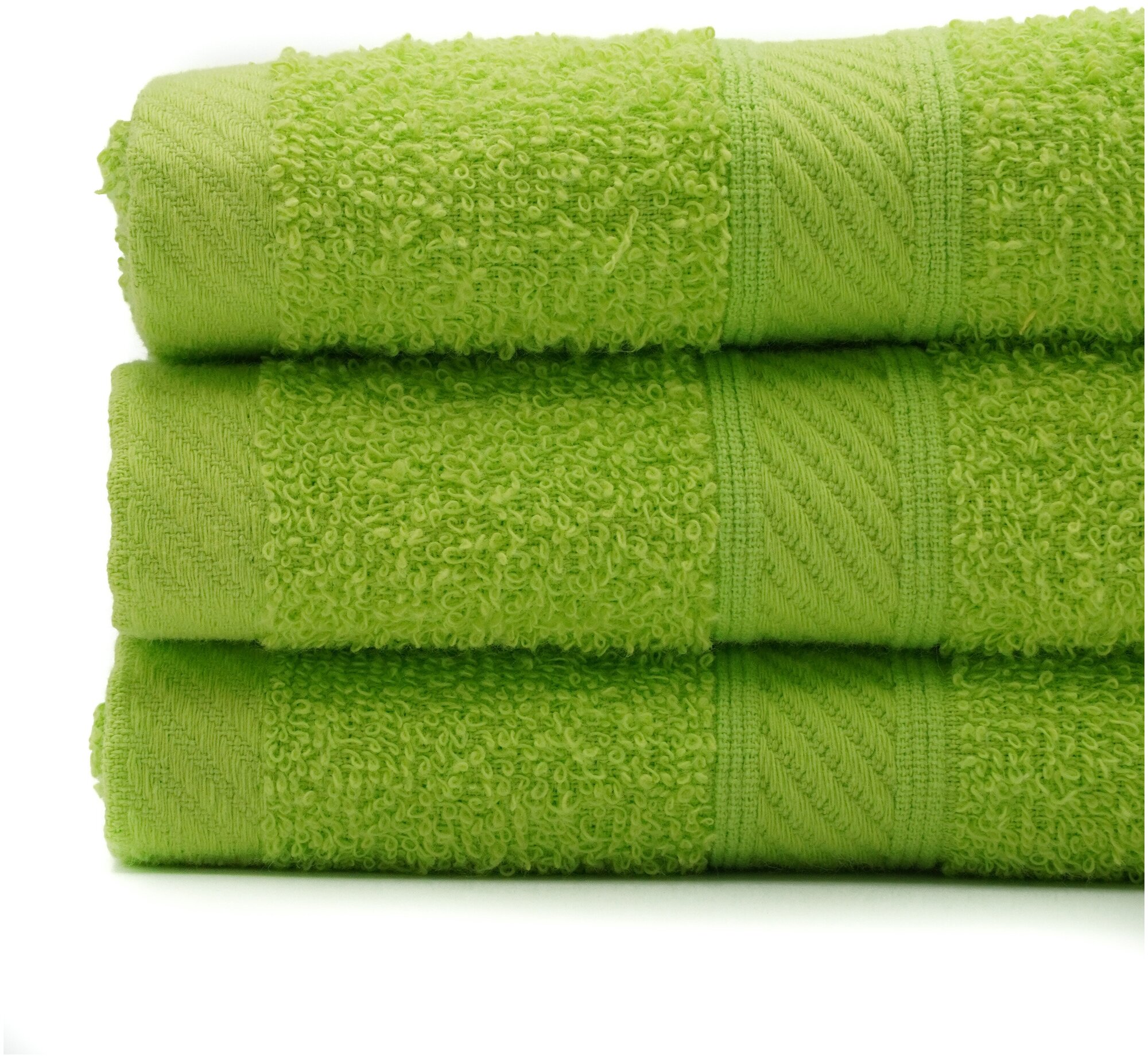 Набор полотенец DreamTEX 30х60 см Версаль зеленый - фотография № 3