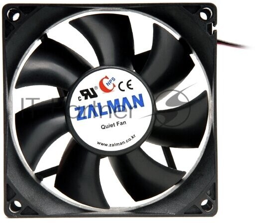 Вентилятор Zalman ZM-F1 Plus (SF) 80x80mm черный 3-pin 20-23dB 85gr Ret