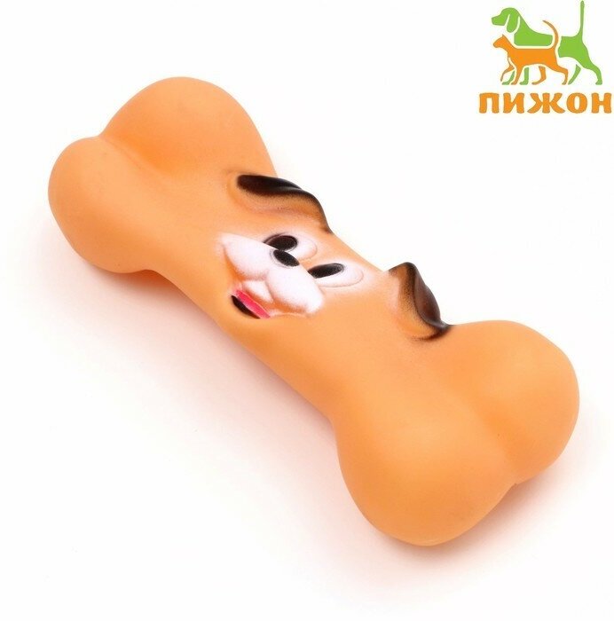 Пижон Игрушка пищащая "Веселая косточка" для собак, 16 см