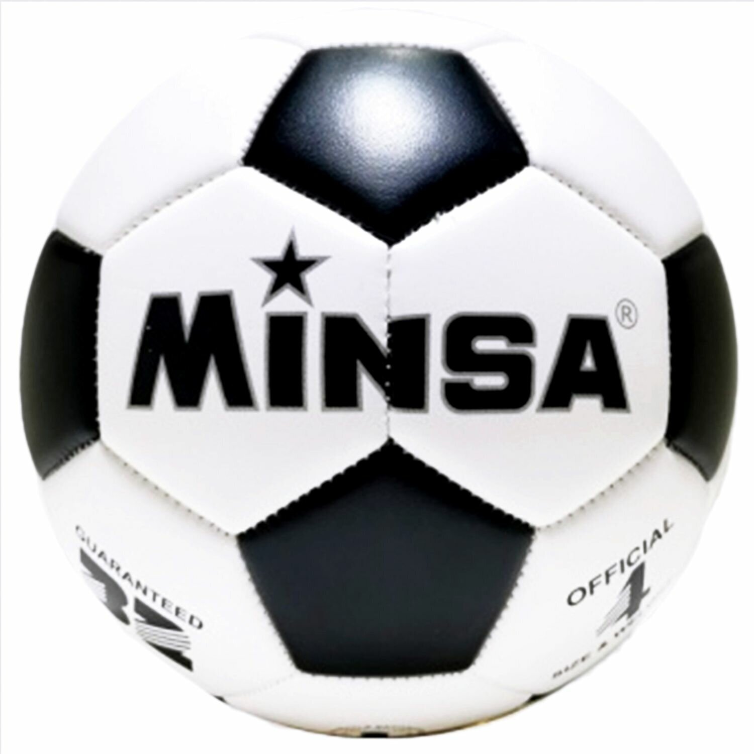 Noname Мяч футбольный, TPE, 320-330 г, 2 слоя, размер 5, MINSA. Т115812