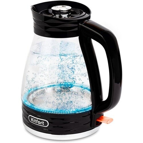 Чайник электрический KitFort КТ-6153 2200Вт черный и нержавеющая сталь 474900₽