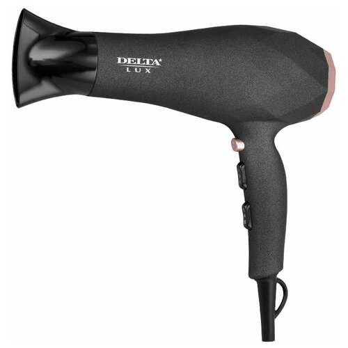 Фен DELTA LUX DL-0941 черныйрозовый 182500₽