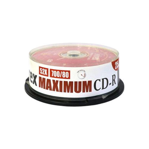 Диск CD-RMirex700Mb 52x, 25 шт.