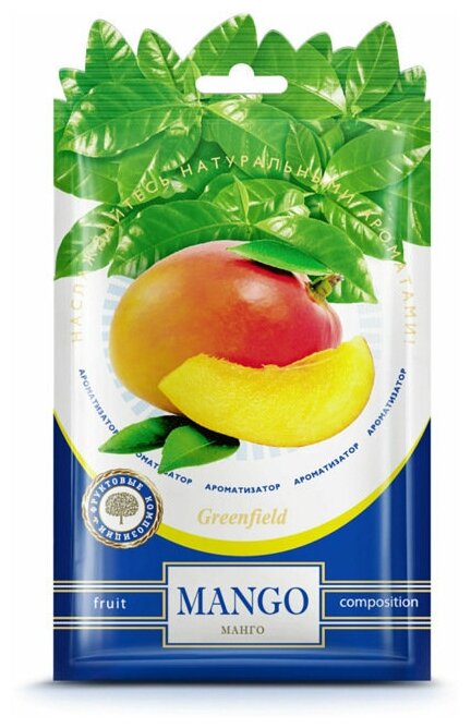 Greenfield Ароматизатор Mango, 15 гр,