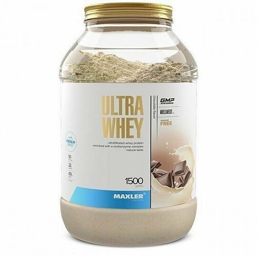 Протеин Maxler Ultra Whey, 1500 гр., шоколад протеин maxler ultra whey 1500 гр латте макиато