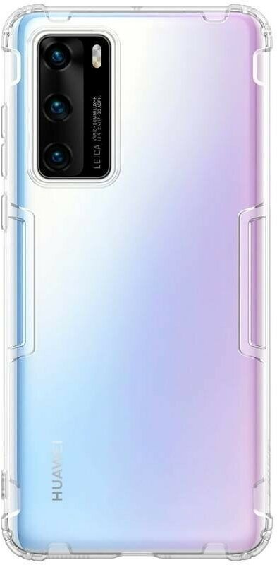 Накладка Nillkin Nature TPU Case силиконовая для Huawei P40 прозрачная